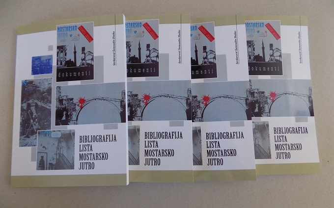 Knjiga Zlatka Serdarevića o listu „Mostarsko jutro“